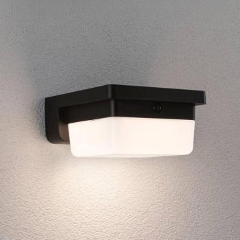 Paulmann Isleen LED fali lámpa, 230 V + Solar, fekete, 16 cm kép
