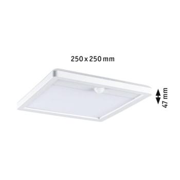 Paulmann LED kültéri falilámpa Lamina, fehér, IP44, érzékelő kép