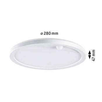 Paulmann Lamina érzékelős LED fali lámpa, fehér, Ø 28 cm, CCT, IP44 kép