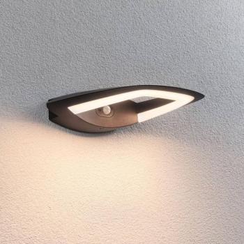 Paulmann LED érzékelős kültéri fali lámpa Akena, 3000 K, antracit kép