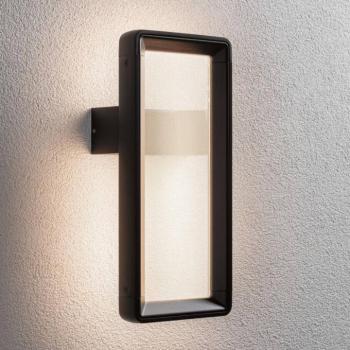 Paulmann LED érzékelős kültéri fali lámpa Reana, antracit IP44 kép