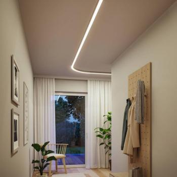 Paulmann LED-es világítócsík Linion, króm, 90°-os ív, 3000 K kép