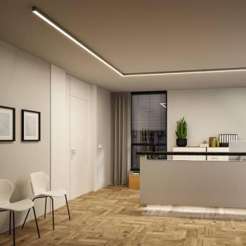 Paulmann LED-es világítószalag Linion, króm, 100 cm, 3000 K kép