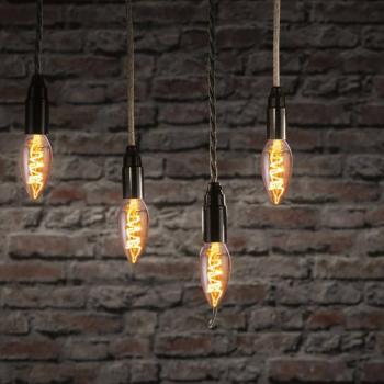 Paulmann LED gyertya lámpa E14 4W 1 800K arany kép