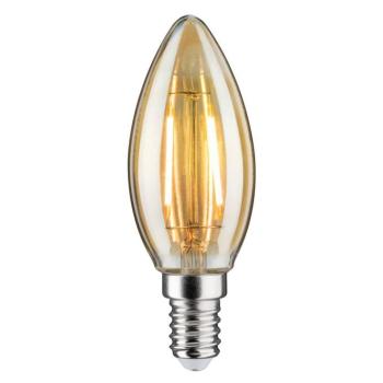 Paulmann LED gyertyalámpa E14 2W 1,900K arany DC 24V DC 24V kép