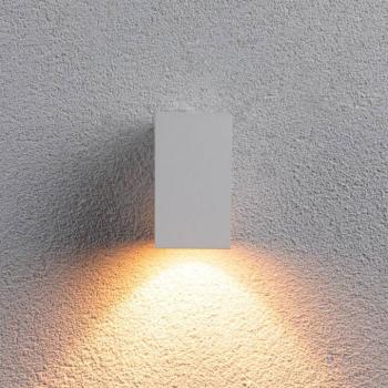 Paulmann Flame LED kültéri falilámpa, fehér, magasság 8 cm, IP44 kép