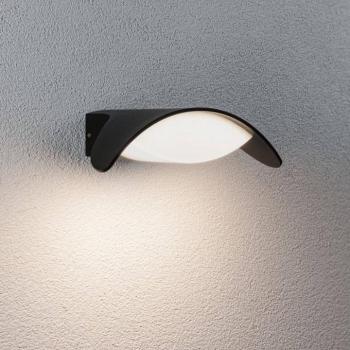 Paulmann LED kültéri fali lámpa Mesana, antracit 24 cm alumínium IP44 kép