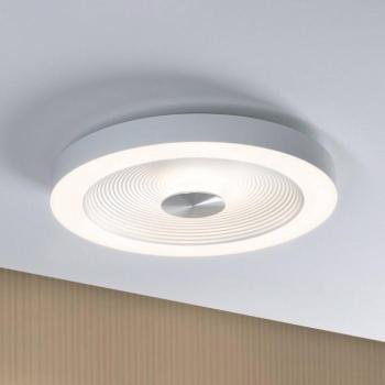 Paulmann LED mennyezeti lámpa Volea, fehér/ezüst Ø 40 cm IP44 dimmelhető kép
