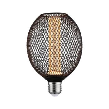 Paulmann LED MetallicGlow Globe spirál spirál E27 fekete kép