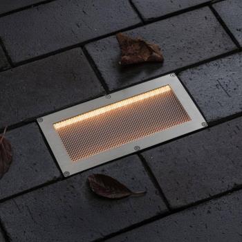 Paulmann LED-napelemes padlósüllyesztett lámpa, Sorea, vas, hossz: 20 cm, 2200K