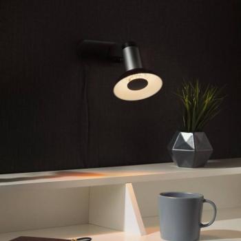 Paulmann LED-reflektor, fekete/arany, GU10, 1 900 K, 3 fokozatú dimmelhető kép