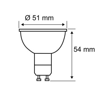 Paulmann LED reflektor GU10 5.7W 2,700K 100° kép