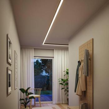 Paulmann LED-világítócsík Linion, fekete, 90°-os sarok, 3000 K kép