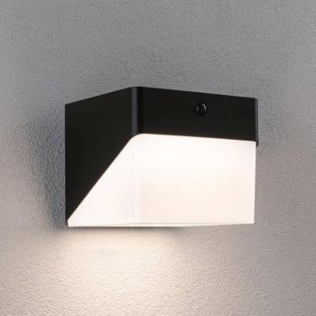 Paulmann Lioren LED fali lámpa, 230 V + Solar, fekete, 17 cm kép