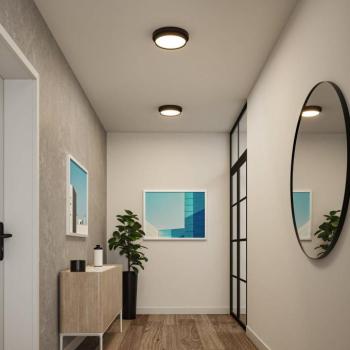 Paulmann Malik LED mennyezeti lámpa, 3 fokozatú dimmelhető dimmer, fekete kép