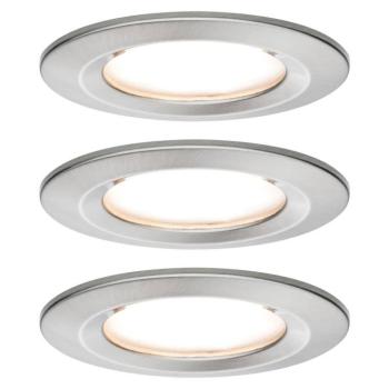 Paulmann Nova LED beép. l. 3 db készl. merev, vas kép