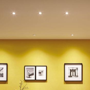 Paulmann Nova Coin LED spotlámpa, 3 darab, vas, állítható, 2700 K kép