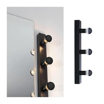 Paulmann 80097 - 3xE14/40W IP44 Fürdőszobai tükörmegvilágító REGULA 230V fekete 80097 kép