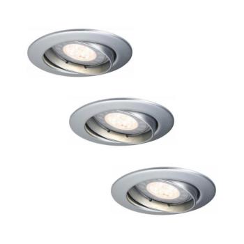 Paulmann 92516 - 3x LED GU10/3,5W für Badezimmer, 230V Einbaustrahler Set 92516 kép