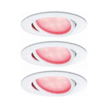 Paulmann 93940 -KÉSZLET 3x LED RGBW/2W IP23 Dimmelhető fürdőszobai beépíthető lámpa 230V 93940 kép