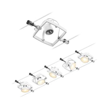Paulmann 94432 - SZETT 5xGU5,3/10W Komplett kábelrendszer MAC 230V fehér 94432 kép