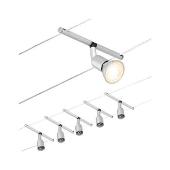 Paulmann 94442 - SZETT 5xGU5,3/10W komplett kábelrendszer SALT 230V matt króm 94442 kép