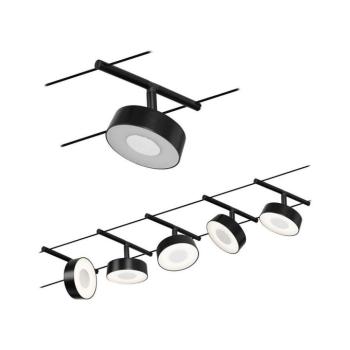 Paulmann 94479 - SZETT 5xLED/5W Teljes CIRCLE kábelrendszer 230V fekete 94479 kép