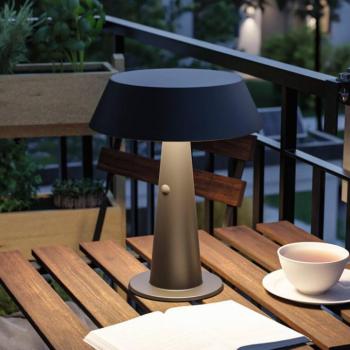 Paulmann Soala LED-es napelemes asztali lámpa, antracit, 31 cm, IP44 kép