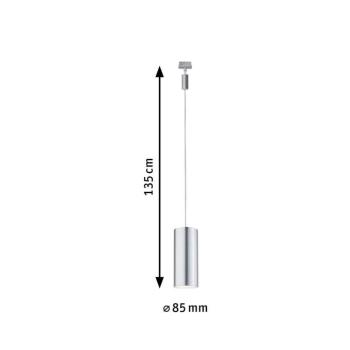 Paulmann URail Barrel LED inga, króm matt kép