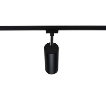 Paulmann URail LED sín spotlámpa, Theron, fekete, 3000 K, átmérő 6 cm kép