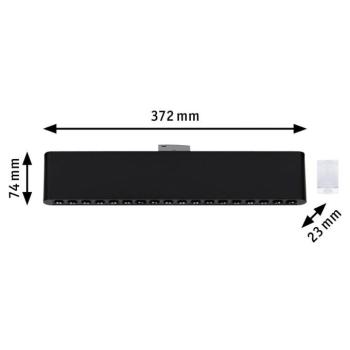 Paulmann URail LED-sínlámpa Zelos, fekete, 4 000 stepdim kép