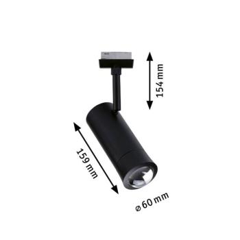 Paulmann URail Smart LED sín spotlámpa, Tarie, fekete, CCT RGB kép