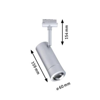 Paulmann URail Smart LED sín spotlámpa, Tarie, króm, CCT, RGB kép