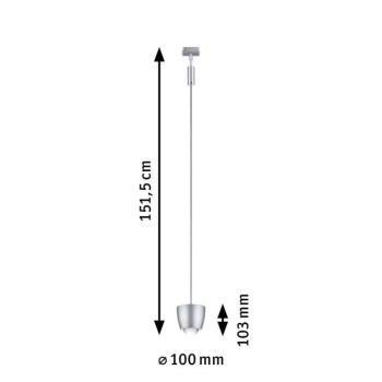 Paulmann URail Smart LED-sínre szerelhető lámpa Tyros, króm CCT RGB kép