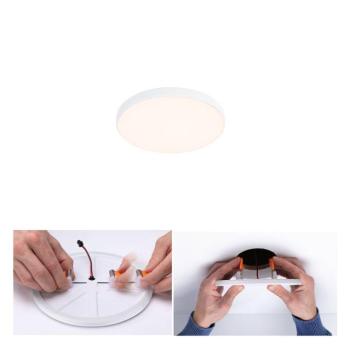 Paulmann Veluna Edge LED süllyesztett IP44 3,000K Ø 9cm