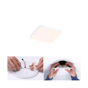 Paulmann Veluna Edge LED süllyesztett IP44 3000K 9x9cm Paulmann Veluna kép