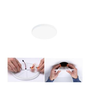 Paulmann Veluna Edge LED süllyesztett IP44 4,000K Ø 9cm kép