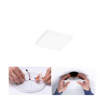 Paulmann Veluna Edge LED süllyesztett IP44 4000K 9x9cm 9x9cm kép
