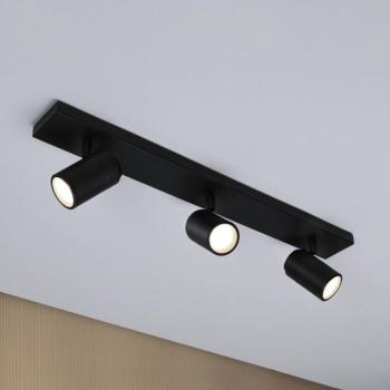 Paulmann Zyli mennyezeti spotlámpa, fekete, 60 cm, 3 izzós, IP44 kép