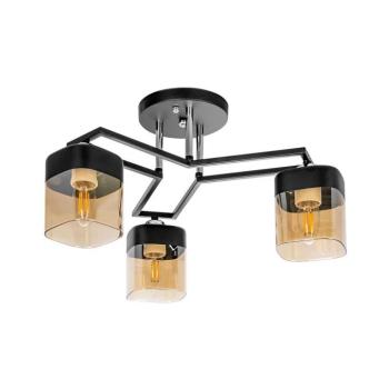 Pendant csillár 3xE27/60W/230V M225B/3 CR+BK+BR kép