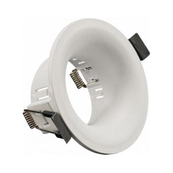 Perem beépíthető GU10 lámpához, átmérő 8,6 cm, fehér SR001