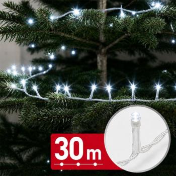 Phenom fényfüzér - 30 m - hideg fehér - 600 LED - 220-240V - 6W - átlátszó kábel kép