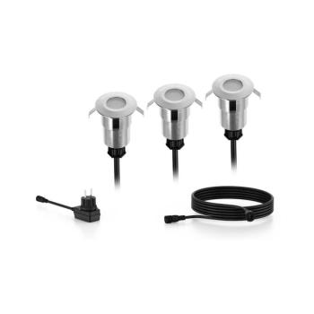 Philips - 3 db SPORE LED 1W 24V kültéri beépíthető lámpa IP67 872016926945300 kép