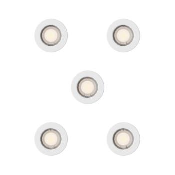 Philips - 5 darabos PERIDOT beépíthető mennyezeti lámpatest készlet 1xGU10/7W/230V fehér 872110303713800 kép