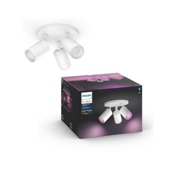 Philips 50633/31/P7 - LED RGBW spotlámpa Hue FUGATO 3xGU10/5,7W/230V 50633/31/P7 kép