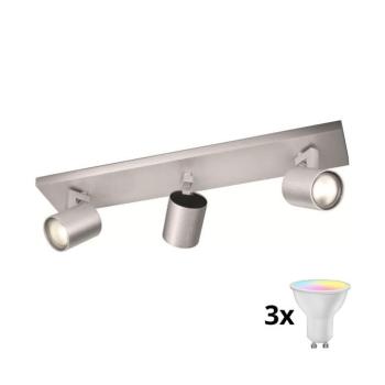 Philips 53093/48/12 - LED RGBW dimmelhető spotlámpa RUNNER 3xGU10/4,8W/230V króm+távirányító P2955+3xAI2382 kép