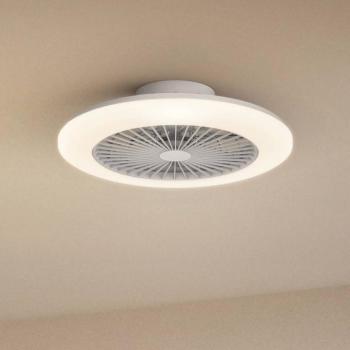 Philips Amigo LED mennyezeti ventilátor, fényes fehér, 58 cm, CCT kép