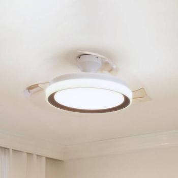 Philips Bliss LED mennyezeti ventilátor, arany/fehér, egyenáramú, csendes kép