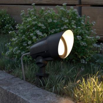 Philips Cylr földi tüskés spotlámpa, fekete, dugaszos, IP44, GU10 kép