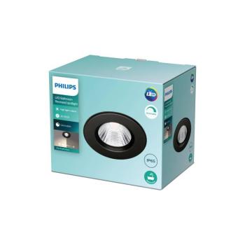 Philips Dive LED beépíthető spot IP65 kerek fekete kép